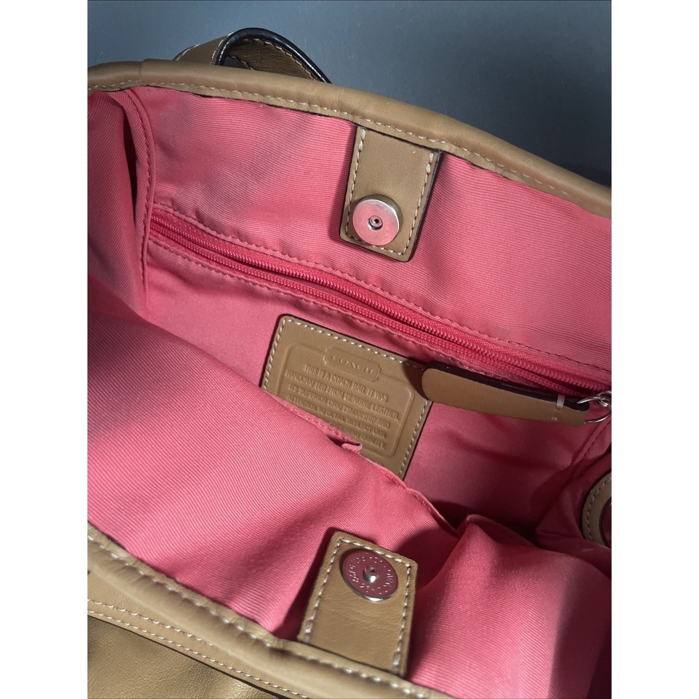 Coach New York Hadley Leather Satchel Shoulder Bag F27728 - Picture 9 of 10